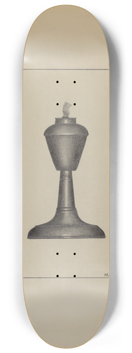 Matthew Mangiacotti - Lamp 8.25 inch art skate deck