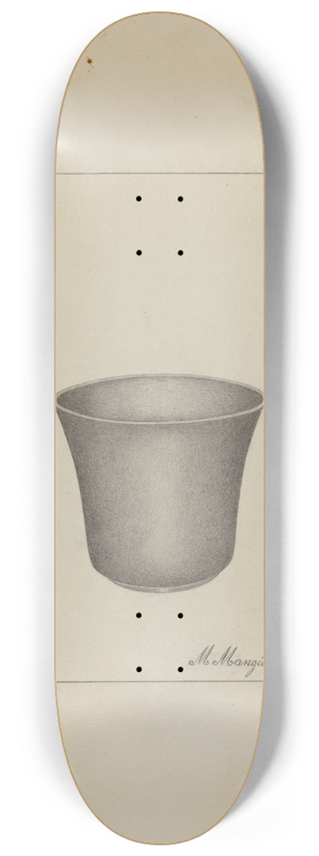 Matthew Mangiacotti - Pewter Cup 8.25 inch art skate deck