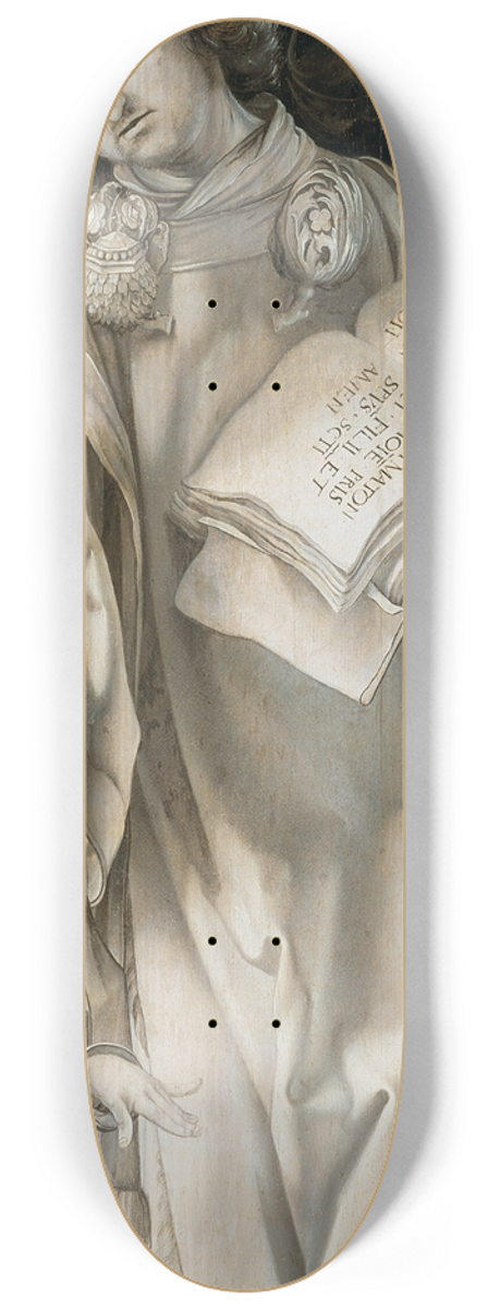 Matthias Grnewald - Saint Cyriacus 8.25 inch art skate deck