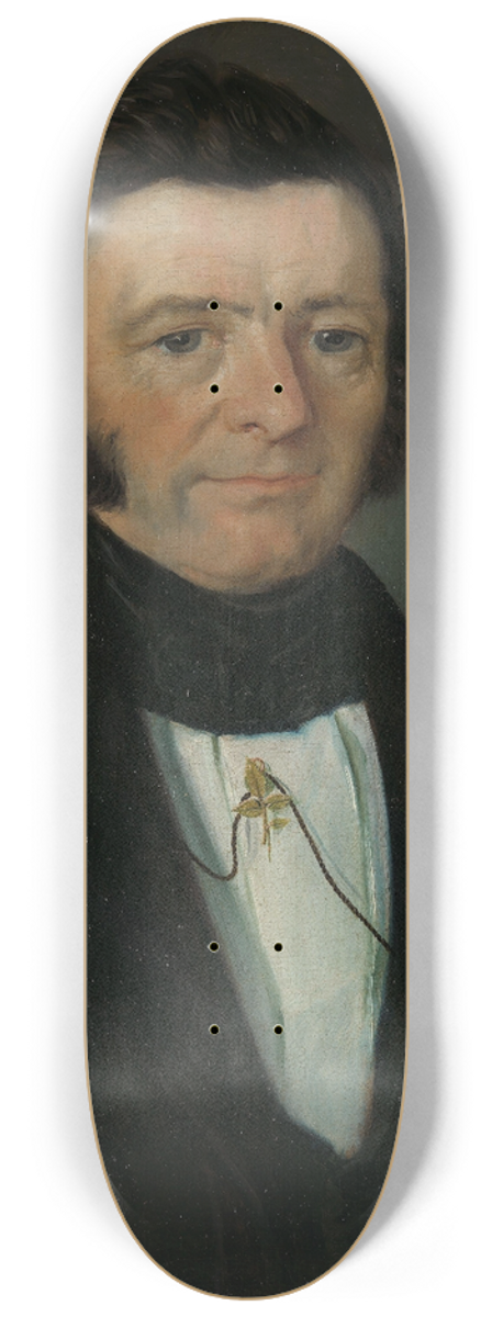 Matthias Stoltenberg - Portrait of County Court Judge Andreas Boghart Richter 8.25 inch art skate deck