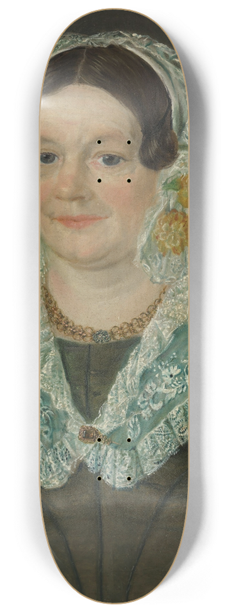 Matthias Stoltenberg - Portrait of Ellen Sophie Richter 8.25 inch art skate deck