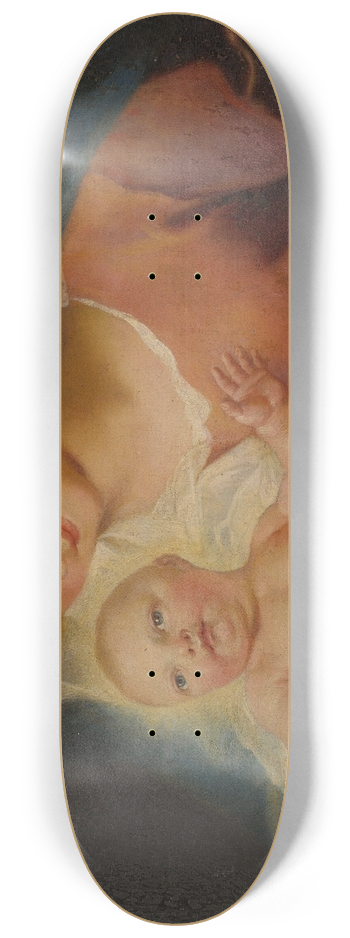 Antoine Coypel - Madonna And Child 8.25 inch art skate deck