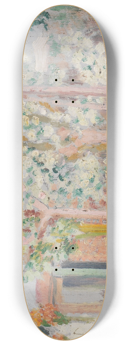 Maurice Denis - Bouquet darbres en fleurs 8.25 inch art skate deck
