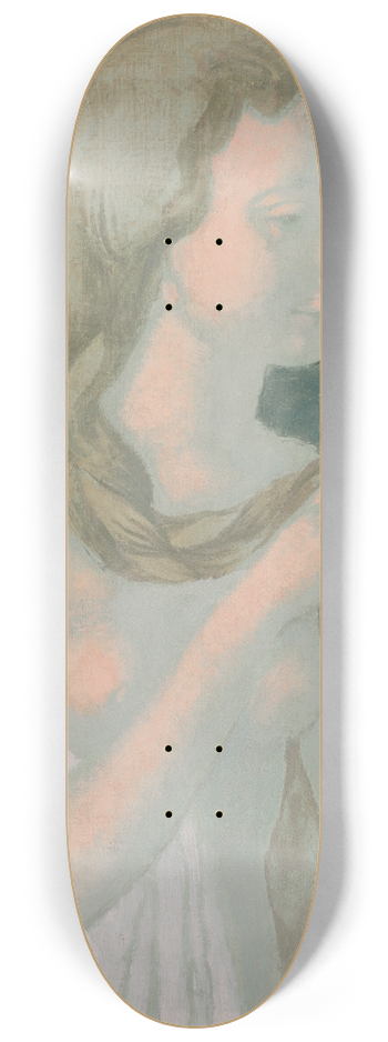 Maurice Denis - Jeune Fille  la natte 8.25 inch art skate deck