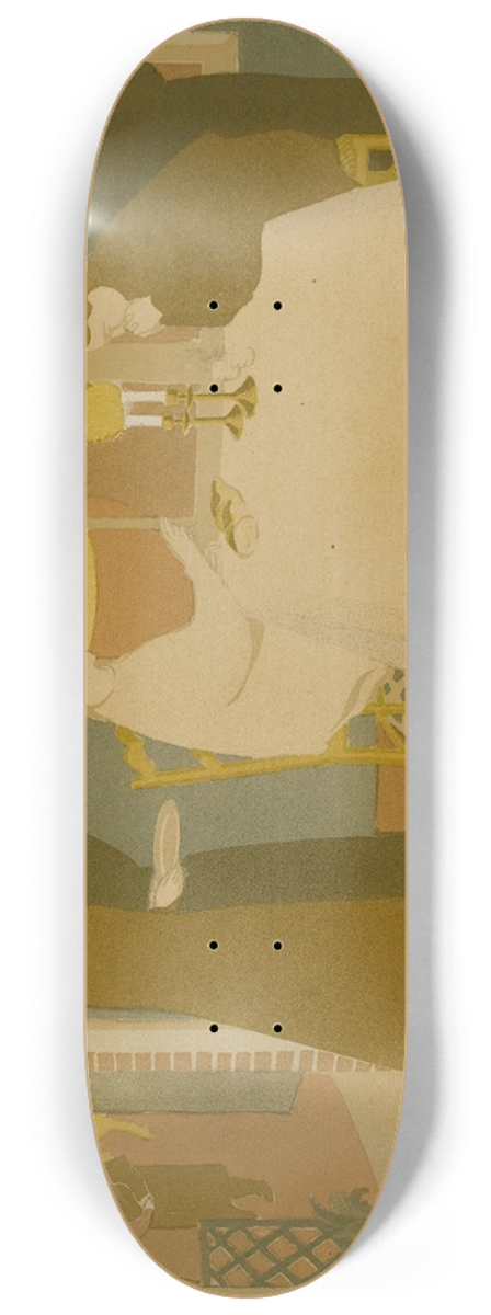 Maurice Denis - Les plerins dEmmas 8.25 inch art skate deck