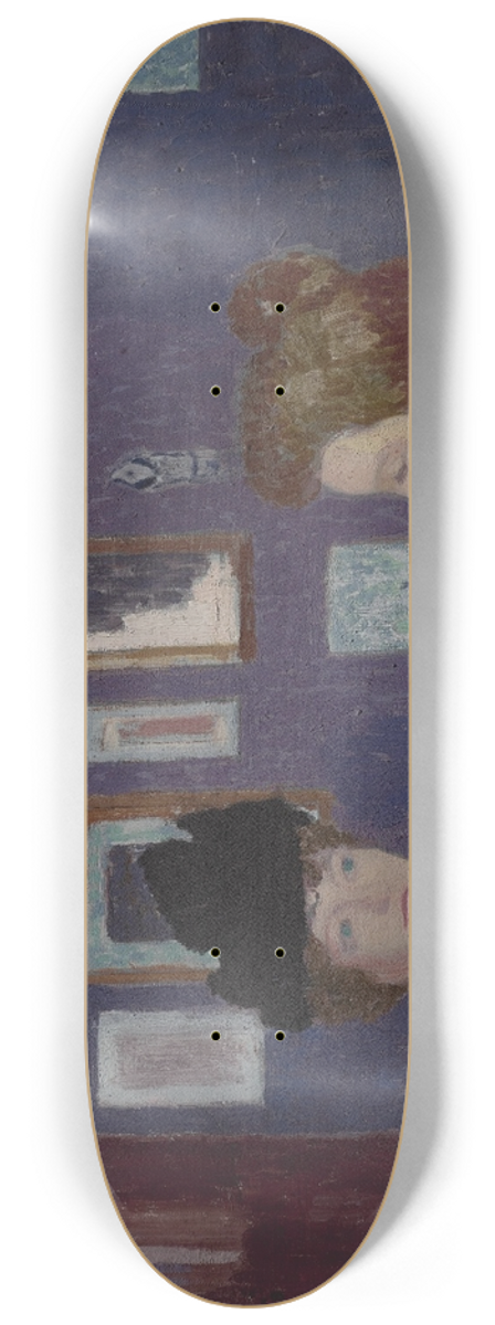 Maurice Denis - Visite dans la chambre violette 8.25 inch art skate deck