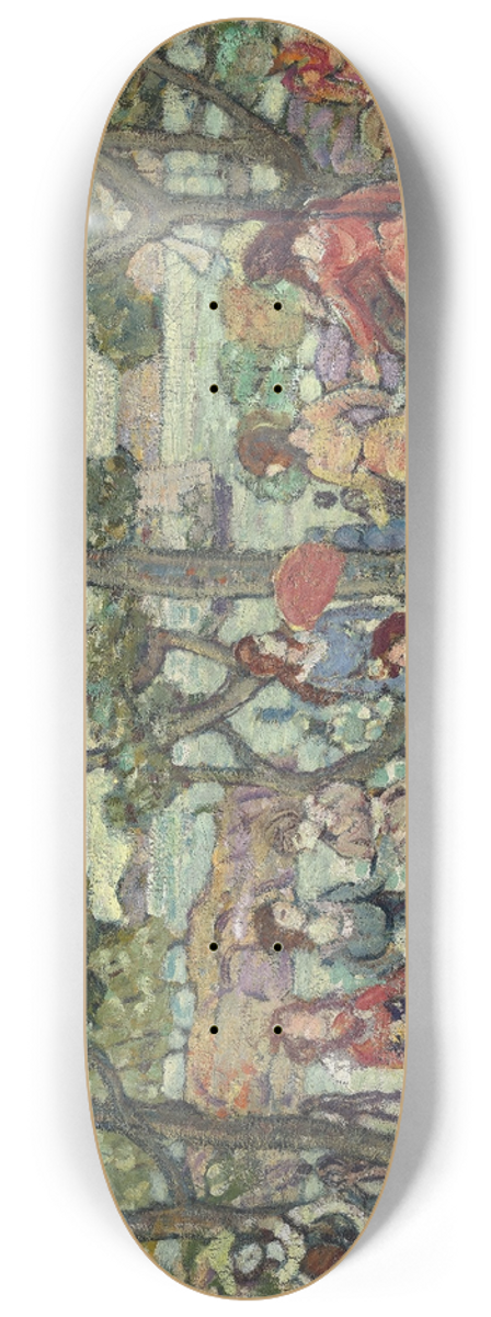 Maurice Prendergast - Landscape with Figures 8.25 inch art skate deck