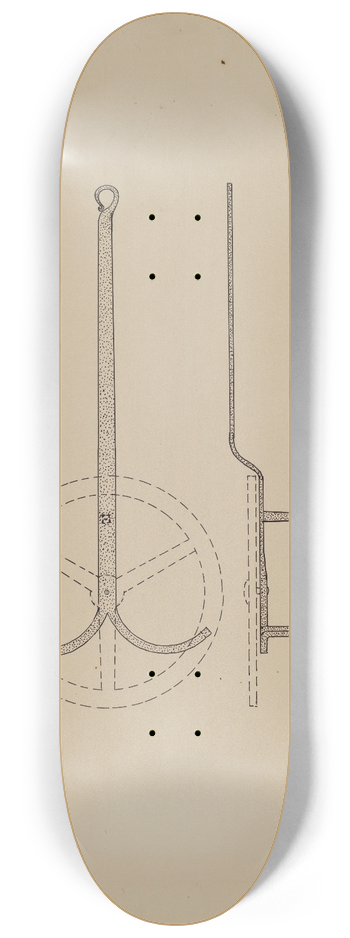 Maurice Van Felix - Gridiron 8.25 inch art skate deck