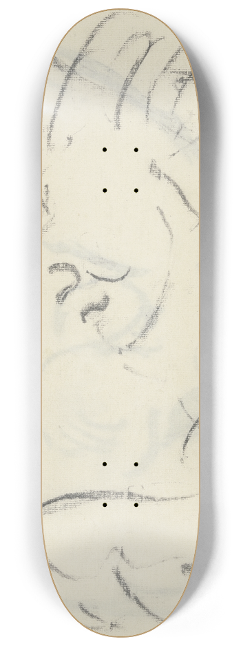 Max Beckmann - Flchtige Karikatur Fridel Battenbergs 8.25 inch art skate deck