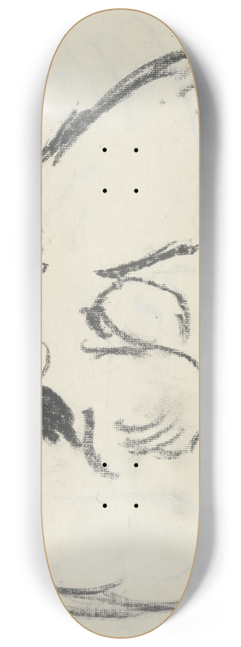 Max Beckmann - Head of Ugi Battenberg 8.25 inch art skate deck