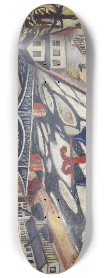 Max Beckmann - Ice on the River 8.25 inch art skate deck