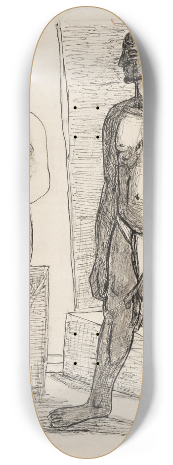 Max Beckmann - Modelle 8.25 inch art skate deck