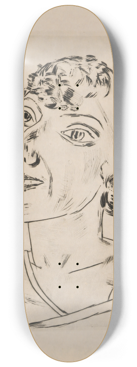 Max Beckmann - Sarika 8.25 inch art skate deck
