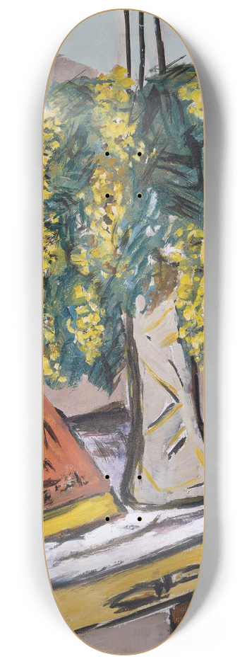 Max Beckmann - Still Life with Mimosas 8.25 inch art skate deck