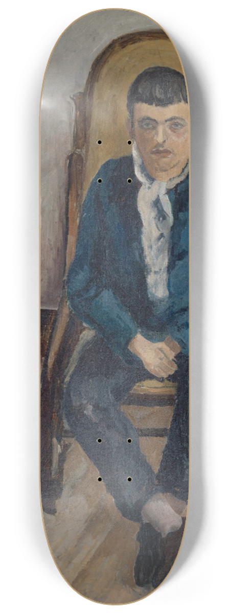 Max Birrer - Portrait of the Painter Walter Kurt Wiemken 8.25 inch art skate deck