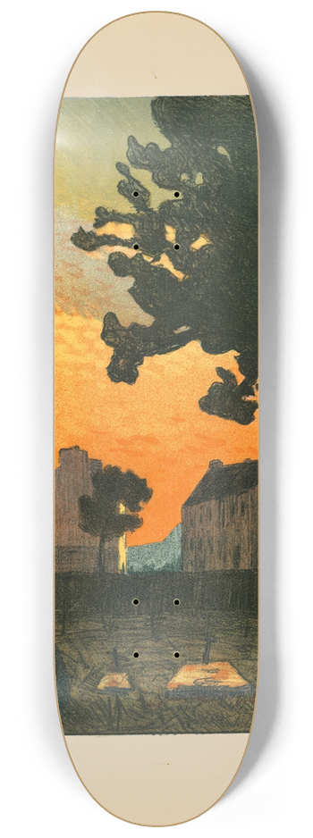 Maxime Maufra - Le cimetire  Plougasnou 8.25 inch art skate deck