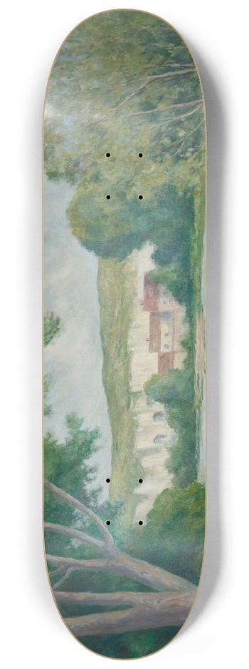 Maximilien Luce - Bord De Seine 8.25 inch art skate deck