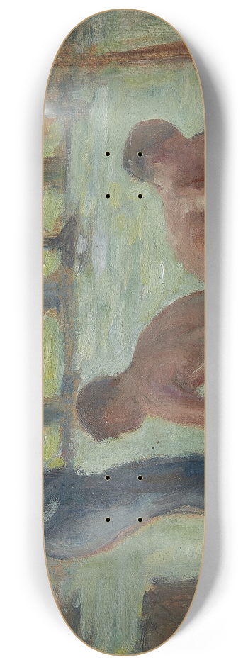 Maximilien Luce - Personnages en bord de Seine 8.25 inch art skate deck