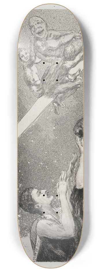 Max Klinger - Gefunden (Zelt, Opus XIV, 2. Teil, Nr. 41) 8.25 inch art skate deck