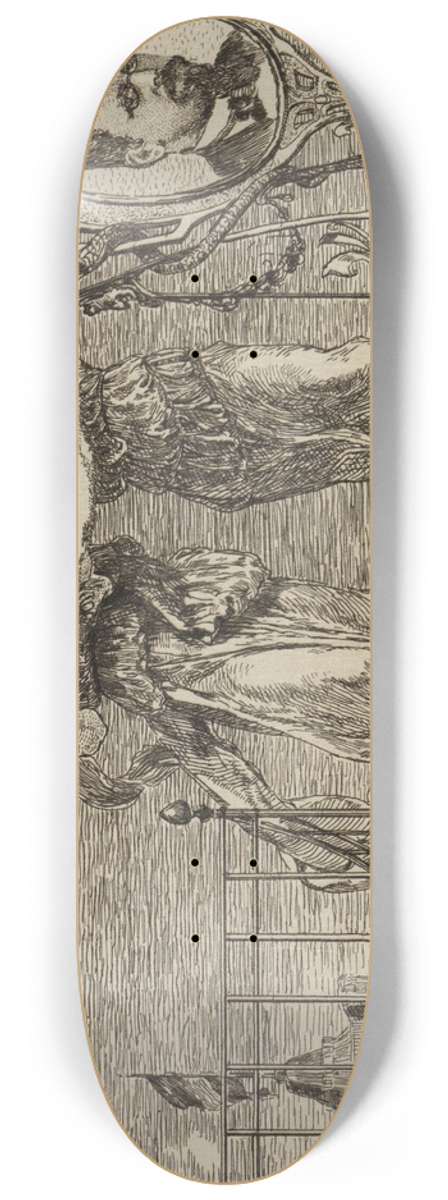 Max Klinger - Professor Gropius 8.25 inch art skate deck