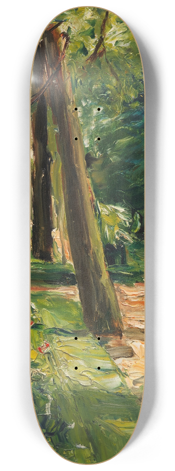Max Liebermann - Die Birkenallee im Wannseegarten nach Osten, Wohl 8.25 inch art skate deck
