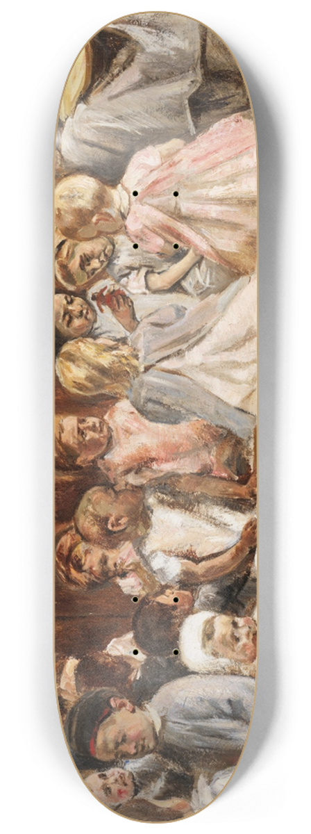 Max Liebermann - Kleinkinderschule 8.25 inch art skate deck