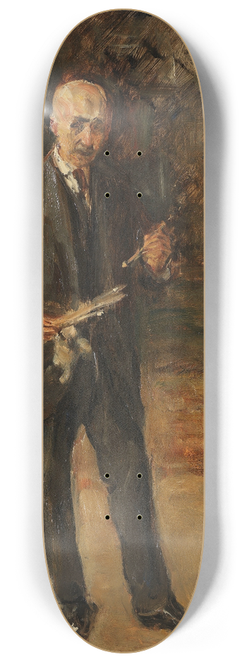Max Liebermann - Selbstbildnis im Anzug vor der Staffelei, Ganzfigur 8.25 inch art skate deck