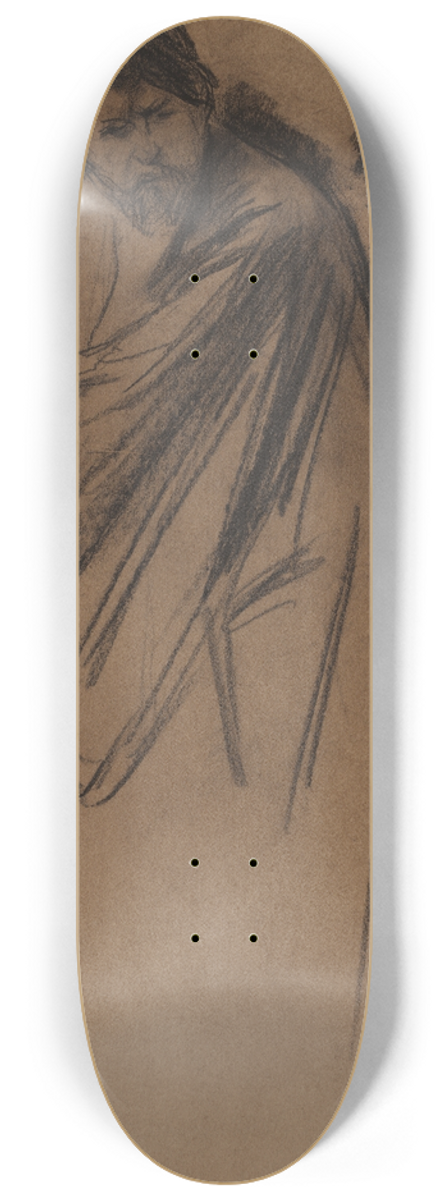 Max Liebermann - Studies for Saint Paul on the Way to Damascus 8.25 inch art skate deck