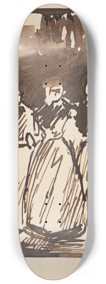 Max Liebermann - Studie zu Sonntagnachmittag in Laren 8.25 inch art skate deck