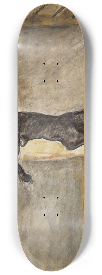 Max Slevogt - Pantherpaar im Frankfurter Zoo 8.25 inch art skate deck