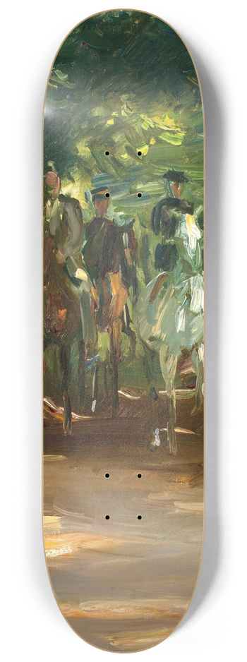 Max Slevogt - Reitergruppe im Wald 8.25 inch art skate deck
