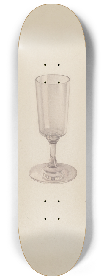 May Hays - Wine Glass 8.25 inch art skate deck