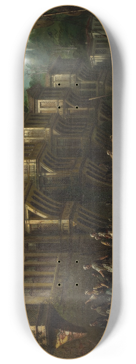 Megerdich Jivanian - Said Paa Waterfront Mansion 8.25 inch art skate deck
