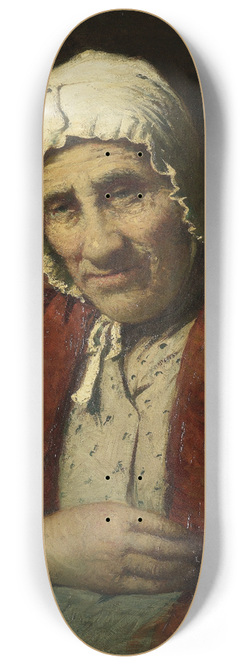Meijer Isac de Haan - Old Jewish Woman 8.25 inch art skate deck