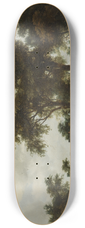 Meindert Hobbema - The Water Mill (The Trevor Landscape) 8.25 inch art skate deck