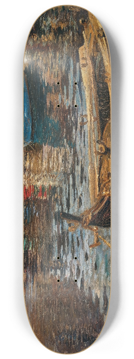 Menci Clement Crni - The Harbour of Kraljevica 8.25 inch art skate deck