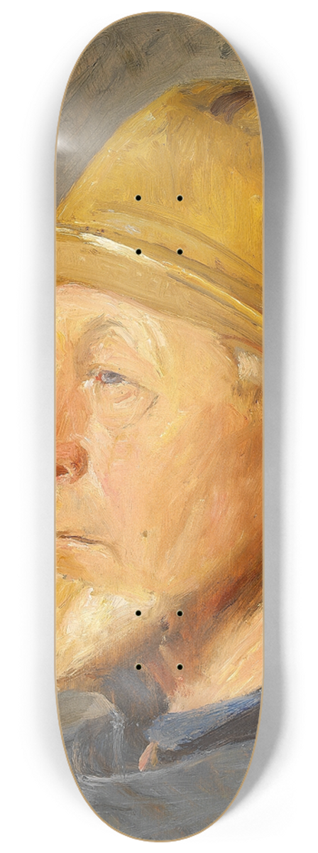 Michael Ancher - Skagensfisker med sydvest 8.25 inch art skate deck