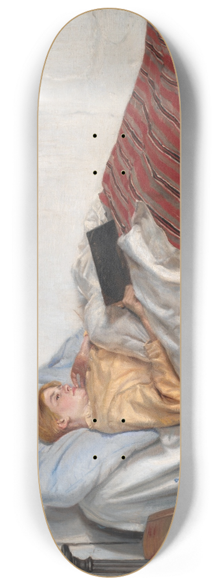 Michael Ancher - The Sick Girl 8.25 inch art skate deck