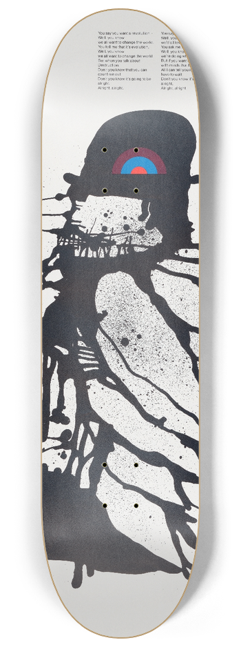 Michael David Brown - Revolution 8.25 inch art skate deck