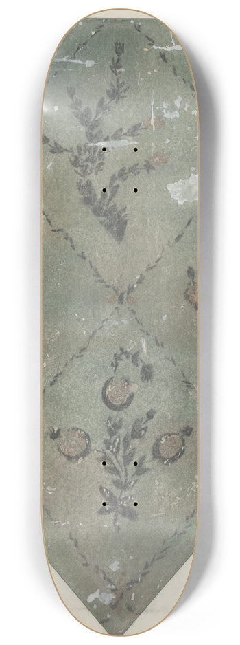 Michael Lauretano - Hand Painted Wall (Detail) 8.25 inch art skate deck