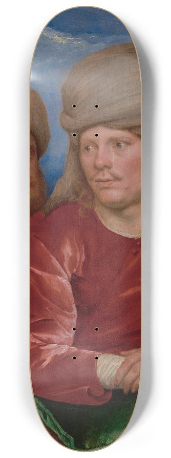 Michael Sweerts - Double Portrait 8.25 inch art skate deck