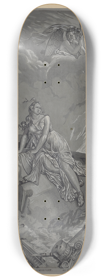 Michael Trekur - Wall Paper 8.25 inch art skate deck