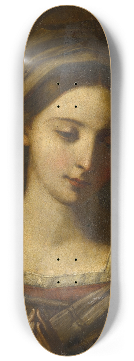 Michele Desubleo - Praying Madonna 8.25 inch art skate deck