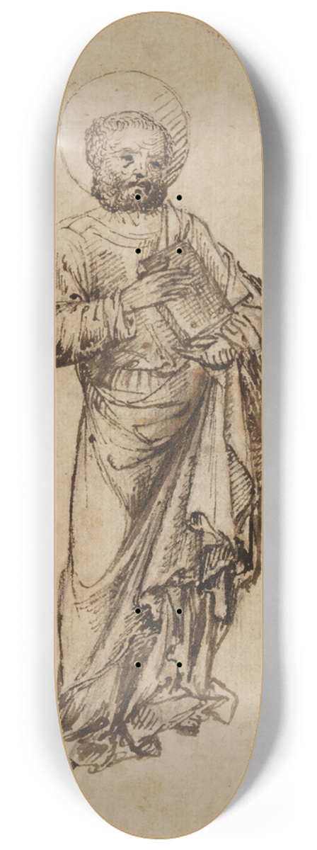 Michele Giambono - Standing Apostle or Saint 8.25 inch art skate deck