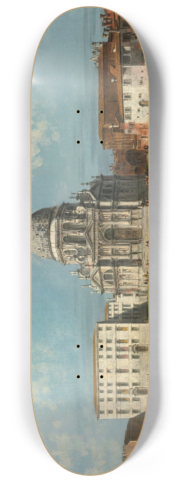 Michele Marieschi - Santa Maria Della Salute, Venice, As Seen From The Grand Canal 8.25 inch art skate deck