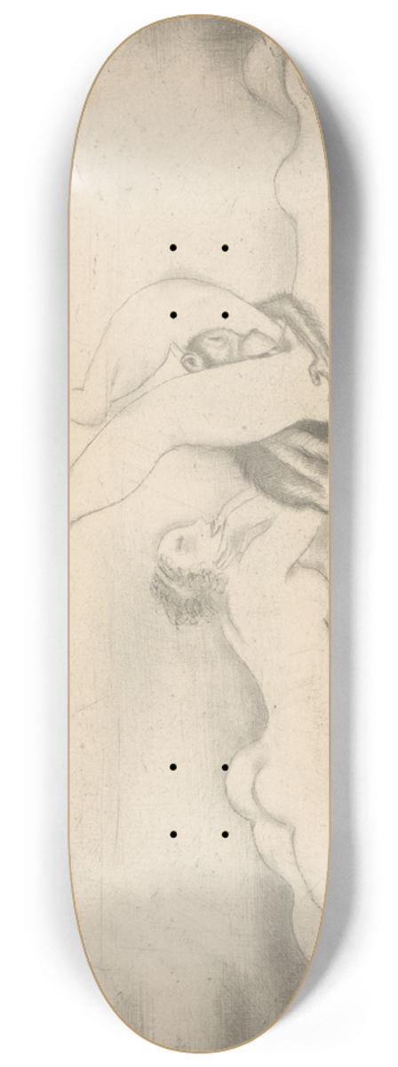 Michel Fingesten - Ex libris van Gianni Mantero 8.25 inch art skate deck