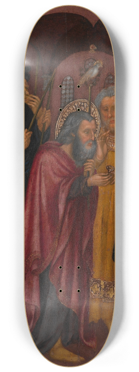 Michelino da Besozzo - The Marriage of the Virgin 8.25 inch art skate deck