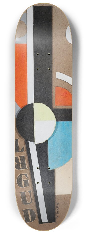 Mieczysaw Szczuka - Bez tytuu ( Kompozycja LRGUD) 8.25 inch art skate deck