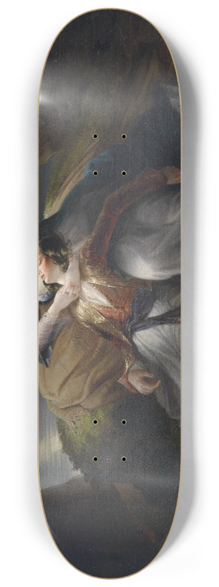 Mihael Stroj - Angelika und Medor 8.25 inch art skate deck