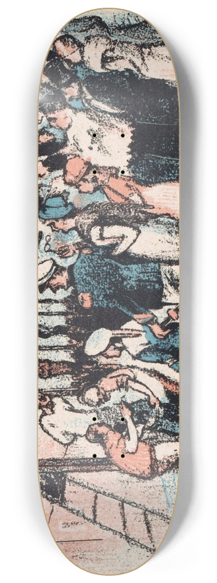 Mihly Bir - Meerdere mensen worden publiekelijk opgehangen 8.25 inch art skate deck